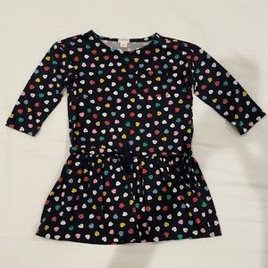 Crewcuts Girls candy heart dress Size 5